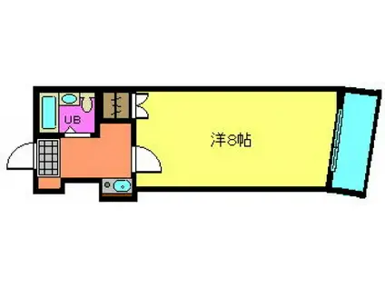 第12やたがいビル(1K/5階)の間取り写真