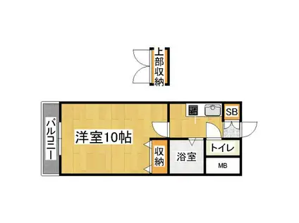 G-PROJECT天神 NO31(1K/9階)の間取り写真