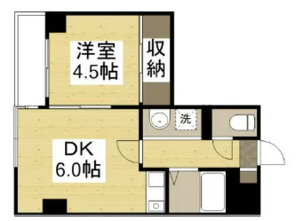 エスプローネ春日町公園(1DK/2階)の間取り写真