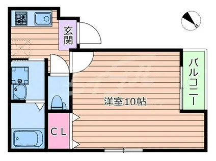 フジパレスMORECRESTIII(1K/1階)の間取り写真