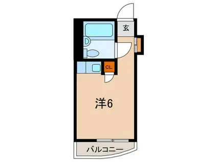 タイセイハイツ(ワンルーム/3階)の間取り写真