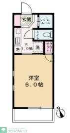 PETITE MAISON(1K/2階)の間取り写真
