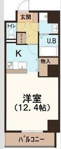 PREMIUM HILLS PLACE(ワンルーム/6階)の間取り写真
