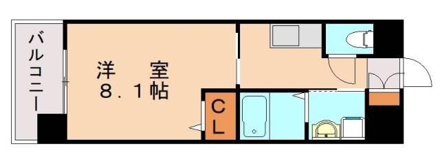 アン フレーシュ(1K/3階)の間取り写真