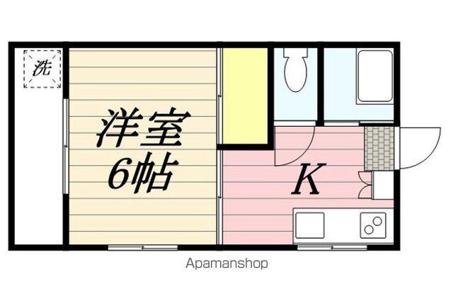 カワイダコーポ(1K/2階)の間取り写真