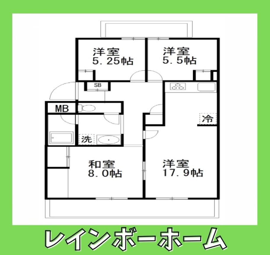 21ヴィレッジ(3LDK/5階)の間取り写真