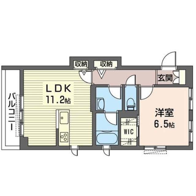 SHA MAISON成城(1LDK/1階)の間取り写真