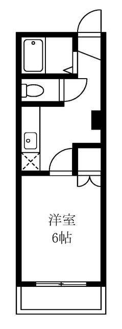 上板橋IMAハウス(1K/2階)の間取り写真