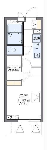 レオパレスPINE(1K/3階)の間取り写真