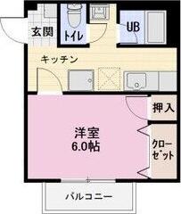 SURPLUSニワコーポ(1K/1階)の間取り写真