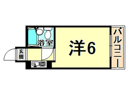 マンション寿宏(ワンルーム/3階)の間取り写真