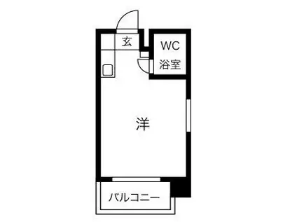 プリミエール鶴舞(ワンルーム/4階)の間取り写真