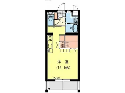 太田4丁目Fマンション(ワンルーム/5階)の間取り写真