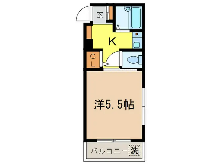 メゾンドゥカイハツ 2階階 間取り