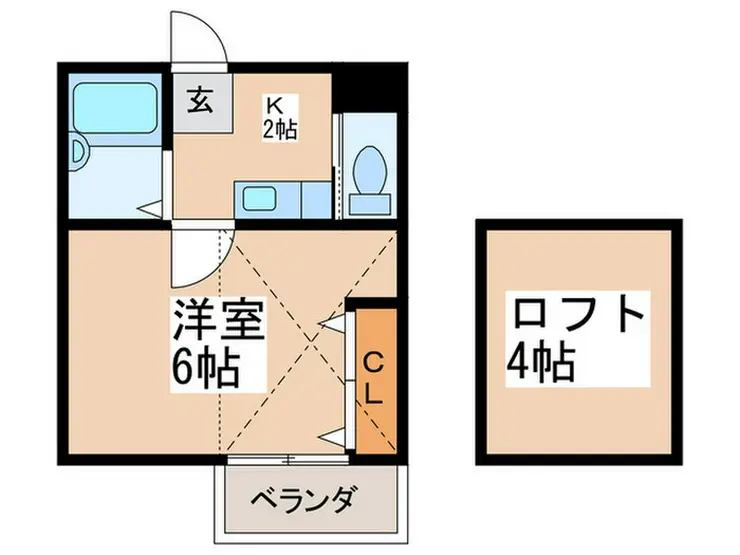 アイランドコロニー 1階階 間取り