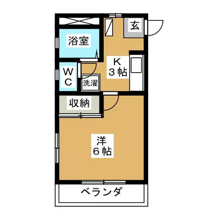 西幕張ビル 3階階 間取り