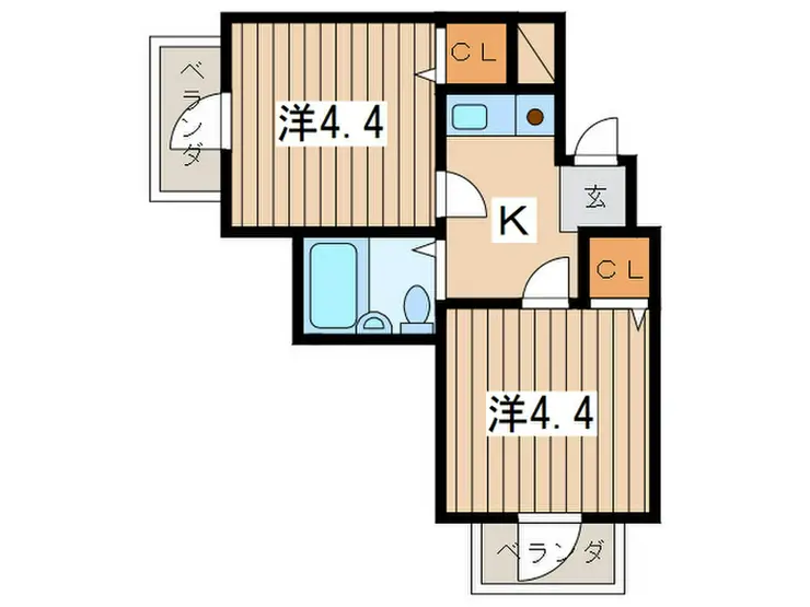 アスタック・弐番館 3階階 間取り