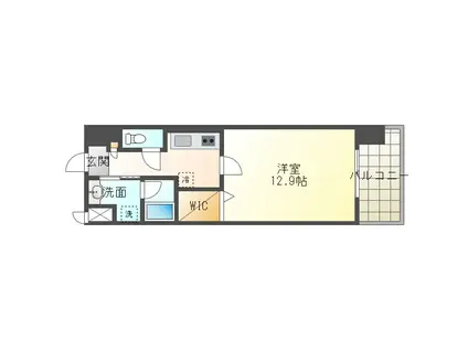 エスペーロ神田(ワンルーム/2階)の間取り写真