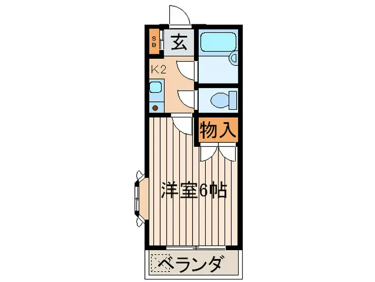 大森コーポ 2階階 間取り