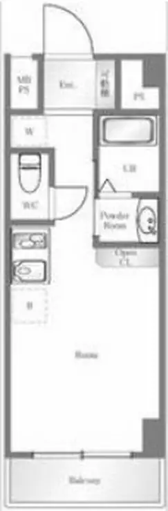 キャッスルマンション笹塚 6階階 間取り