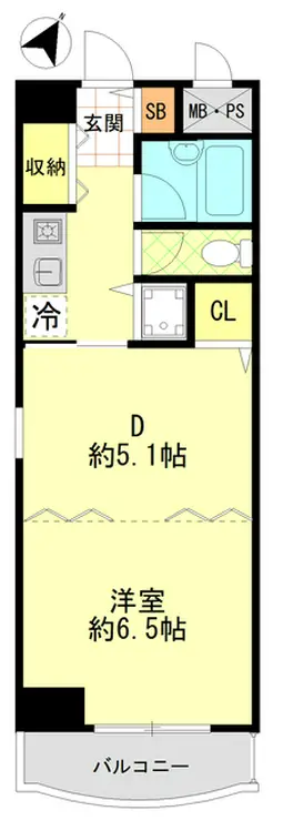 日神パレス生麦 10階階 間取り