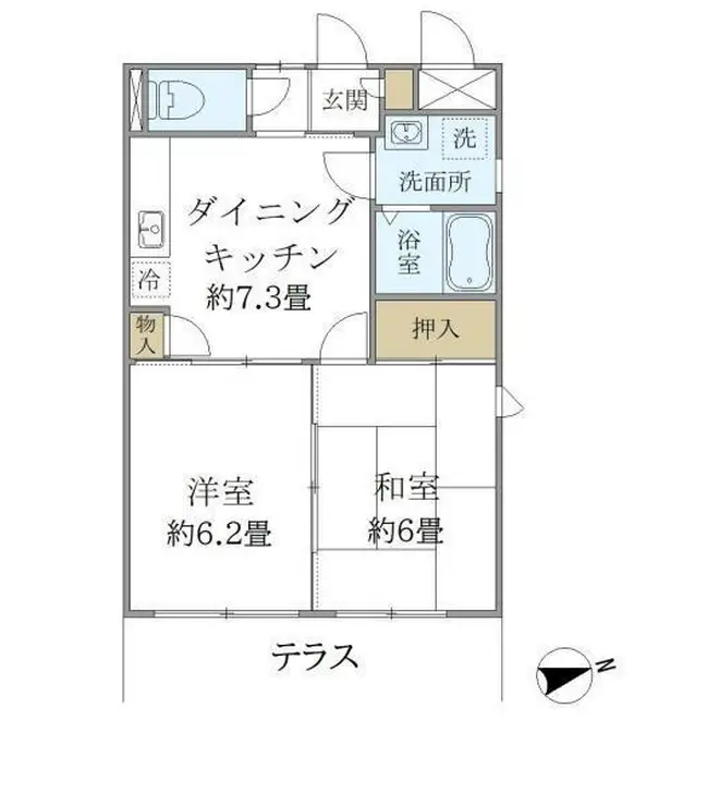 フォルス船橋3 1階階 間取り