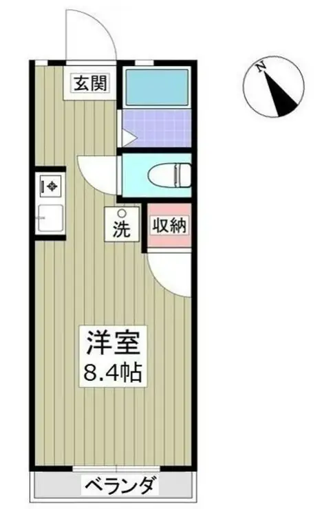 フォレスト東大宮 2階階 間取り