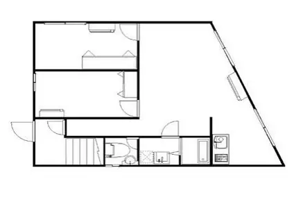 シエロ洗足(2LDK/2階)の間取り写真