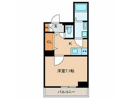 VILLAGE・PLANCHE(1K/2階)の間取り写真