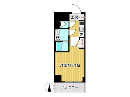 SHOKEN RESIDENCE名古屋泉(1K/2階)の間取り写真
