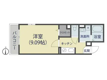 LA MAISON DE REAVAN(1K/3階)の間取り写真