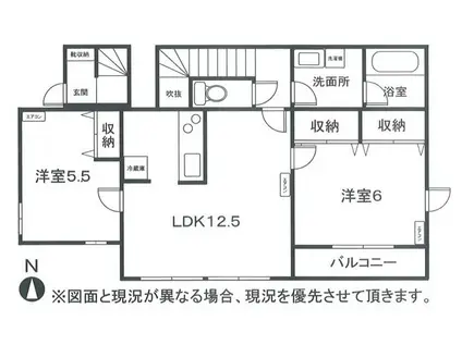 藤和テラス(2LDK/2階)の間取り写真