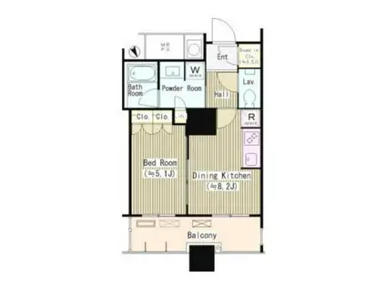 TRAVALORE淵野辺(1LDK/3階)の間取り写真