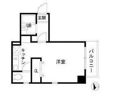 アルテール千石(1K/3階)の間取り写真