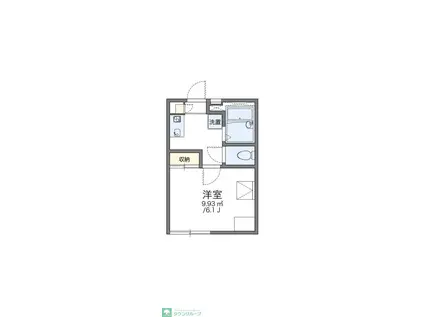 レオパレスリレーション(1K/1階)の間取り写真