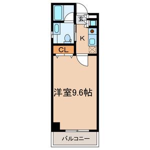 サンモールエイト小石川(1K/3階)の間取り写真