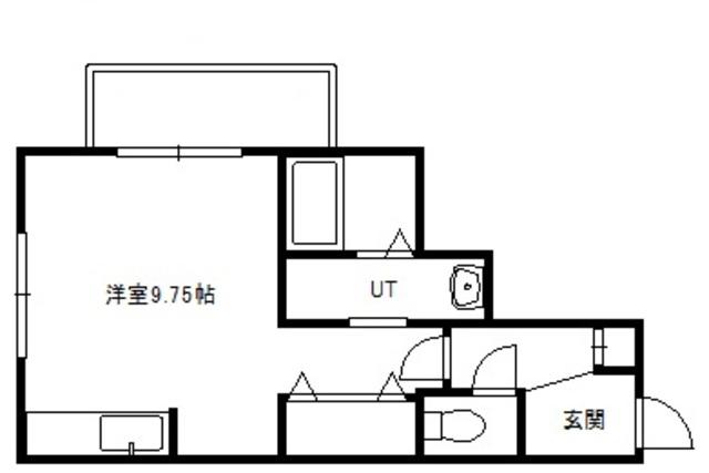 ボアソルテ(ワンルーム/4階)の間取り写真