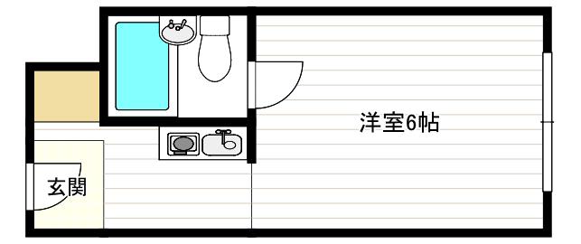 COOP ABBY(1K/2階)の間取り写真