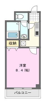 オリーブ(1K/3階)の間取り写真