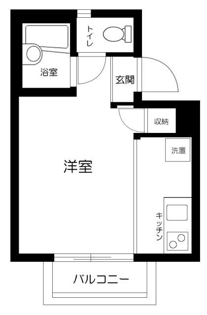 アリエッタ南蒲田(ワンルーム/1階)の間取り写真