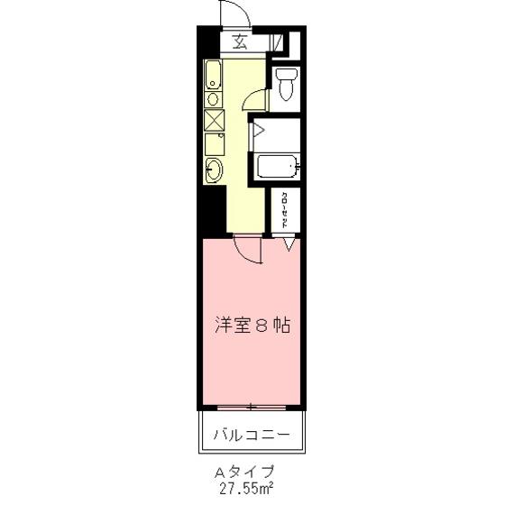 リアライズ岐阜駅前(1K/9階)の間取り写真