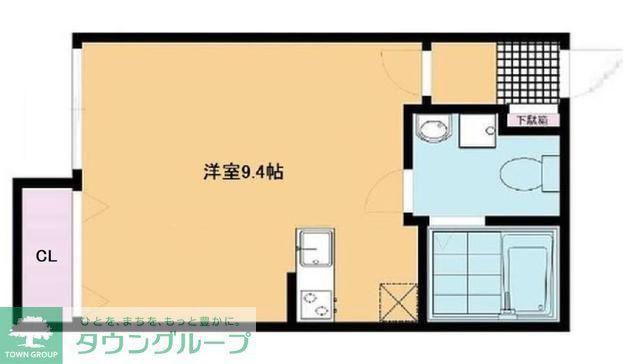 グランガーラ大久保(ワンルーム/1階)の間取り写真