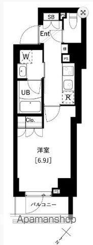 ARKMARK上池袋(1K/1階)の間取り写真