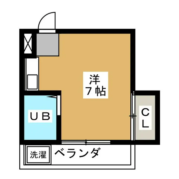 コーポアドリーム 1階階 間取り