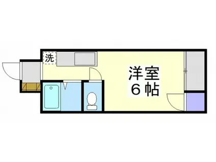 三矢ビル(ワンルーム/3階)の間取り写真