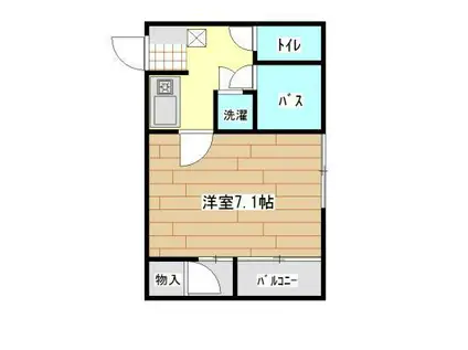 大福マンション三吉(1K/3階)の間取り写真