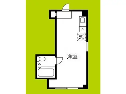サクセスコート都島(ワンルーム/4階)の間取り写真