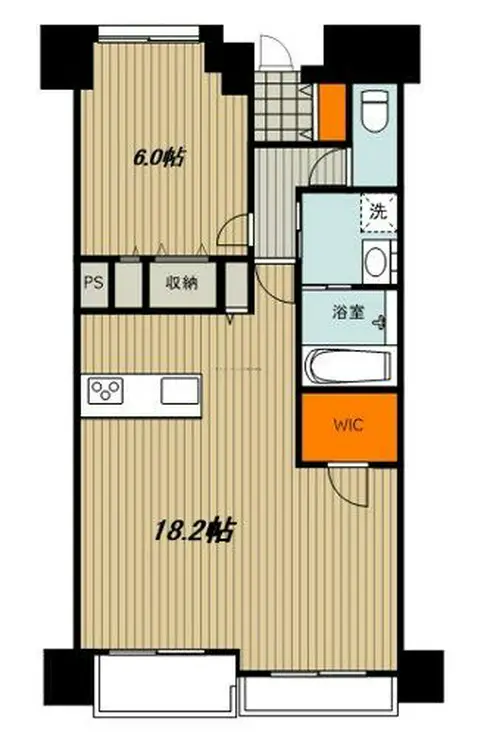 アンビシャスプラッツァ春日部 10階階 間取り