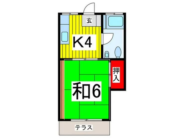 弥生荘 1階階 間取り