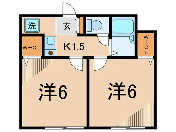 アイコート三軒茶屋 3階階 間取り